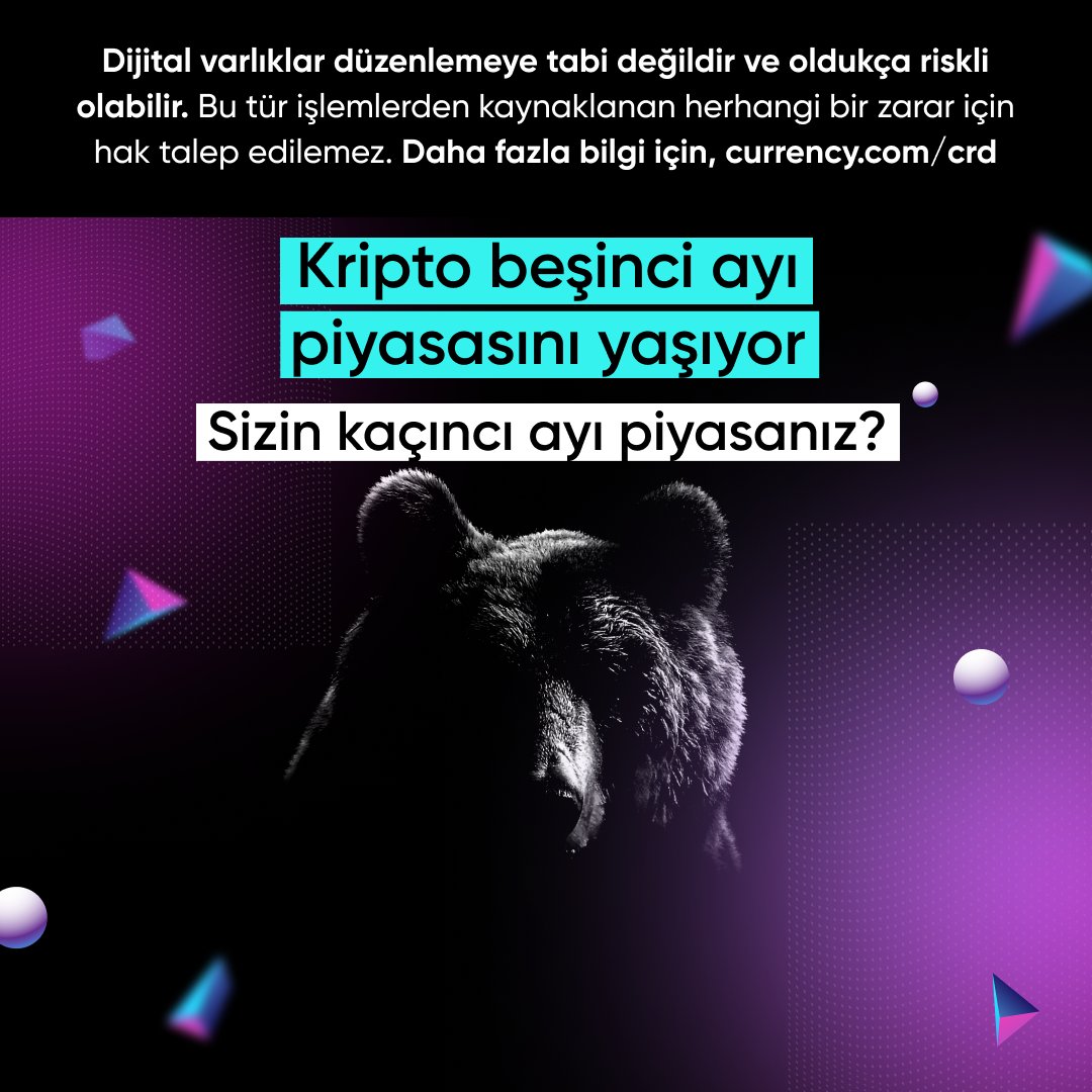 Ayıdan nasıl kaçılır *enter*

Dijital varlıklar düzenlemeye tabi değildir ve oldukça riskli olabilir. Daha fazla bilgi için, currency.com/crd.

#Currencycom #Bitcoin #Kriptopara $BTC