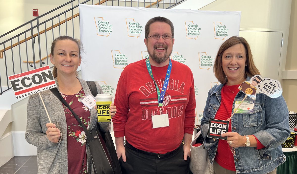 GCEE (@georgiaecon) on Twitter photo Hanging out with cool folks at the <a href="/GASocStudies/">GA Council for SS</a> Annual Conference! #EconIsLife #EconEdMonth #ComeSeeUs Hanging out with cool folks at the <a href="/GASocStudies/">GA Council for SS</a> Annual Conference! #EconIsLife #EconEdMonth #ComeSeeUs