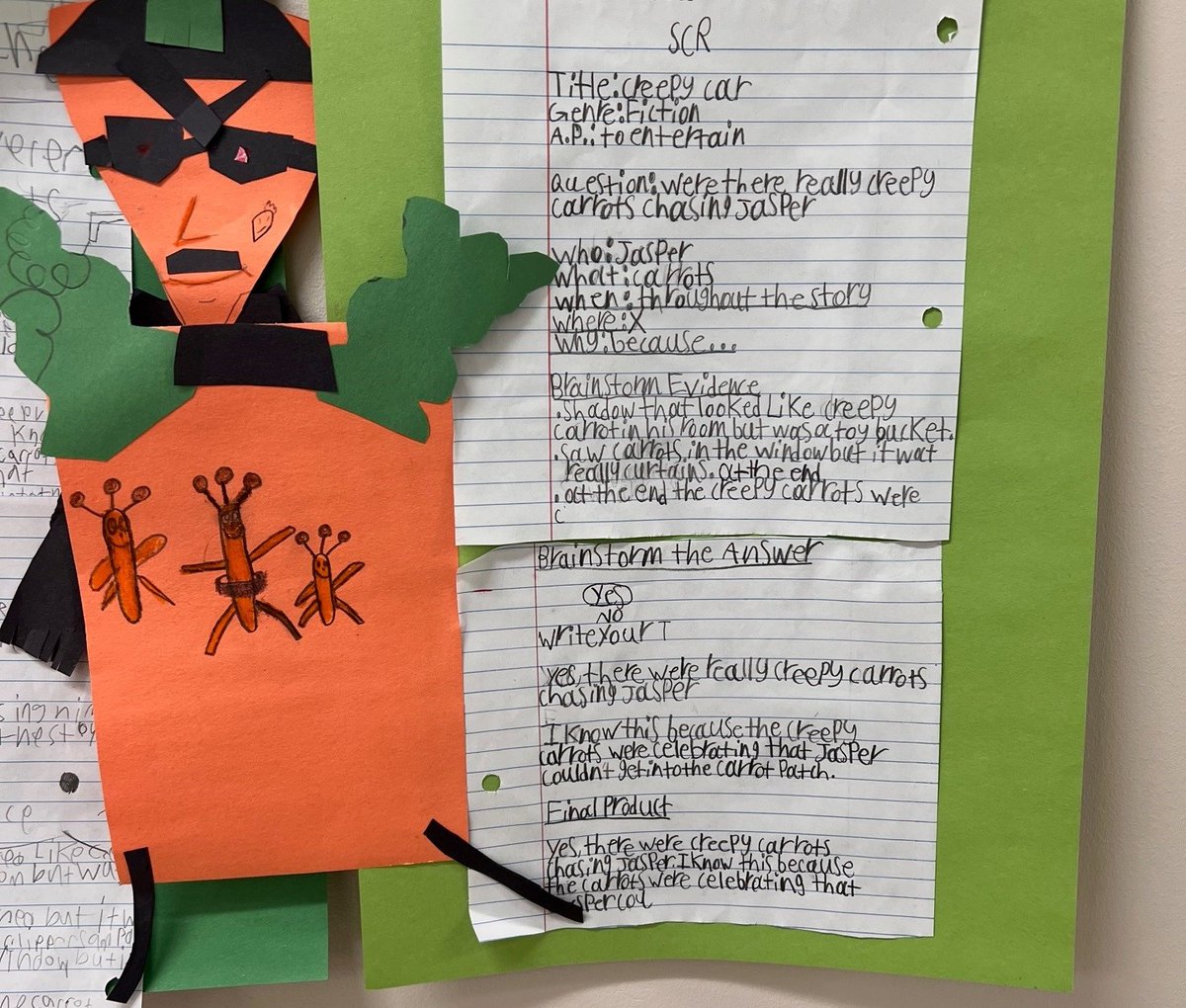 siller_angelica's tweet photo. Check out these wonderful SCR student samples from Ms. @JacquelynDigul1  class. Glad to see MSE teachers are using new district resources.  #learningandapplying #maesmythemustangs @MaeSmythe @pisdesela https://t.co/34DAzIPVfG
