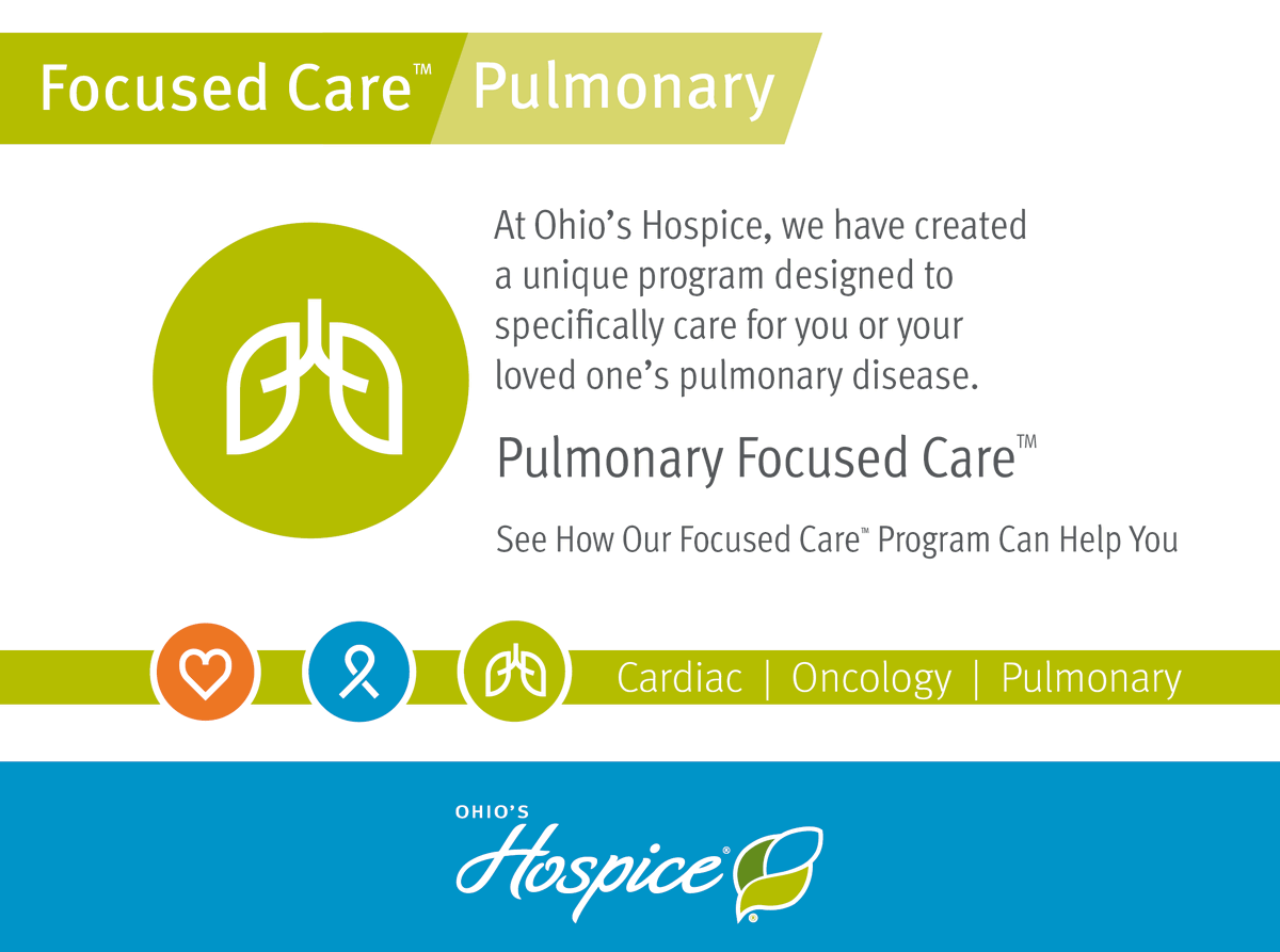 OhiosHospiceMC's tweet photo. During October, we’re recognizing Healthy Lung Month and Respiratory Care Week. If you or a loved one is suffering from a pulmonary disease, such as COPD or lung cancer, our Pulmonary Focused Care™ program can help. Learn more: https://t.co/p5wl1TtUld #HealthyLungMonth #RCWeek22 https://t.co/jqRCARhmPn