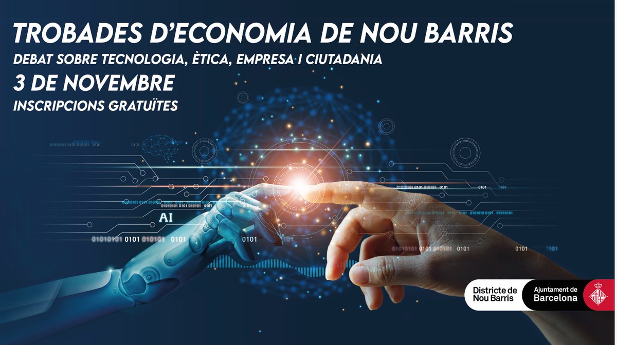 Mobile World Capital Barcelona (@mwcapital) on Twitter photo 🗓 SAVE THE DATE!
El 3/11 vine a la xerrada "L'impacte de les noves tecnologies: com afecten l'economia?" organitzada per <a href="/Bcn_NouBarris/">Districte de Nou Barris</a>
<a href="/EduardMartinLi/">Eduard Martin</a> hi participarà junt amb referents de l'ecosistema digital
🔔11.15
📍Casa de l'Aigua de Trinitat Nova
🔗mwcb.in/3FgC2fg 🗓 SAVE THE DATE!
El 3/11 vine a la xerrada "L'impacte de les noves tecnologies: com afecten l'economia?" organitzada per <a href="/Bcn_NouBarris/">Districte de Nou Barris</a>
<a href="/EduardMartinLi/">Eduard Martin</a> hi participarà junt amb referents de l'ecosistema digital
🔔11.15
📍Casa de l'Aigua de Trinitat Nova
🔗mwcb.in/3FgC2fg