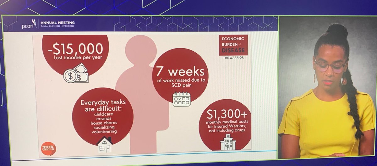 Mat Edick (@mjedick) on Twitter photo Individuals with #RareDisease face crushing economic burden. For individuals with #SickleCellDisease, the burden is multiplied by systematic racial inequities faced by black and brown people. #PCORI2022. Listening to Ashley Valentine <a href="/SickCells/">Sick Cells</a> at #PCORI2022. Individuals with #RareDisease face crushing economic burden. For individuals with #SickleCellDisease, the burden is multiplied by systematic racial inequities faced by black and brown people. #PCORI2022. Listening to Ashley Valentine <a href="/SickCells/">Sick Cells</a> at #PCORI2022.