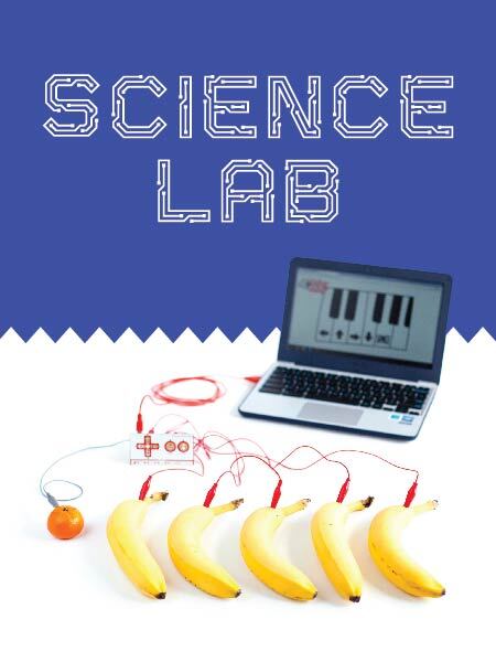 Grades 5-7. Get ready for a jolt of fun and learning as you turn everyday items like Play-Doh, bananas and pencil lead into computer keys using a Makey Makey creativity-boosting kit. 
SAT NOV 5 | 4-5 PM | THE HIDEOUT 
loom.ly/quJ0Br4