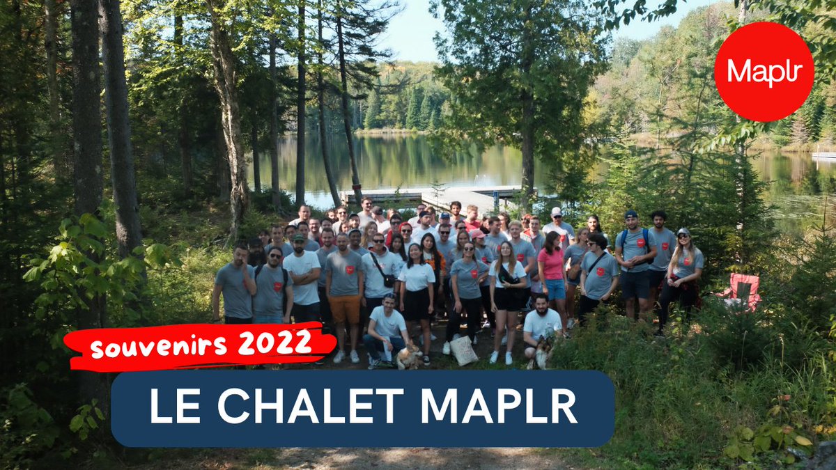 CHALET MAPLR ❤️ Cette année encore les Maplrs se sont réunis au chalet. Tous ces souvenirs inoubliables, nous les avons précieusement conservés dans cette vidéo 🎥 🍿
À visionner ici 👉lnkd.in/eHS4sAap

#tech #canada #montreal