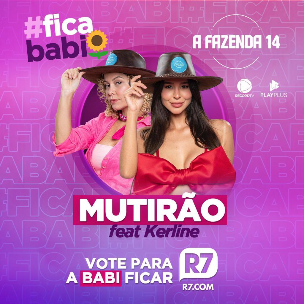 eubabiborges's tweet photo. 🌻 MUTIRÃO FEAT. @KERLINE &amp; @DRIKAMARINHO 🌻

🚨 A cada 50 votos mande um emoji.

⏰ ENCERRA ÀS 12:00h!

☑️O voto é para FICAR, então votem na BABI!

🎯 META 1000 comentários. 

💻: https://t.co/sNvv9532nF https://t.co/ZT6eCajBWt
