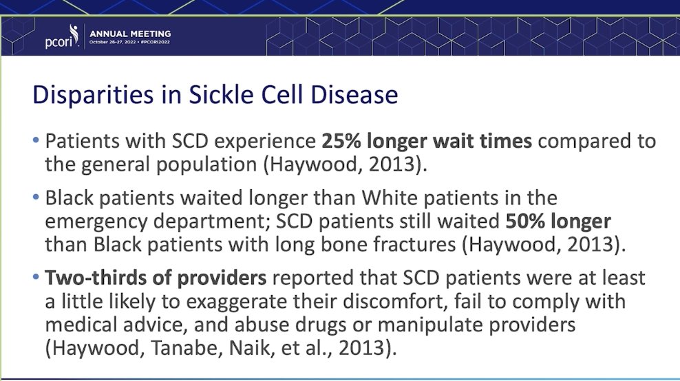Jen Brown (@jenbrownarcc) on Twitter photo Incredibly powerful storytelling from Ashley Valentine
<a href="/SickCells/">Sick Cells</a>. Appreciate her sharing her family's experience as well as the historical context & legacy of racism on #SickleCellDisease patients & families. #PCORI2022 Incredibly powerful storytelling from Ashley Valentine
<a href="/SickCells/">Sick Cells</a>. Appreciate her sharing her family's experience as well as the historical context & legacy of racism on #SickleCellDisease patients & families. #PCORI2022