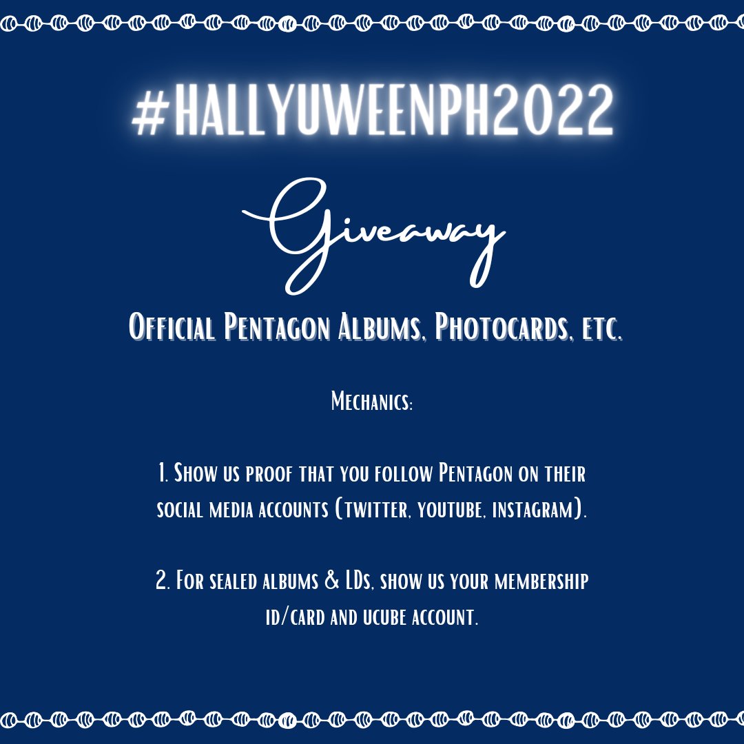 heesuncheol's tweet photo. and here's to our "MORE" for #HALLYUWEENPH2022 👻

OFFICIAL PTG ALBUMS, PCS, ETC. 

Check pics for more details! 
🕑 &amp; 📍 - TBA 

Can't wait 'til d-day! See you Universe 🌌💙

@hongseokuni @knnovationism @McShinwoniee https://t.co/jsibysBF3H
