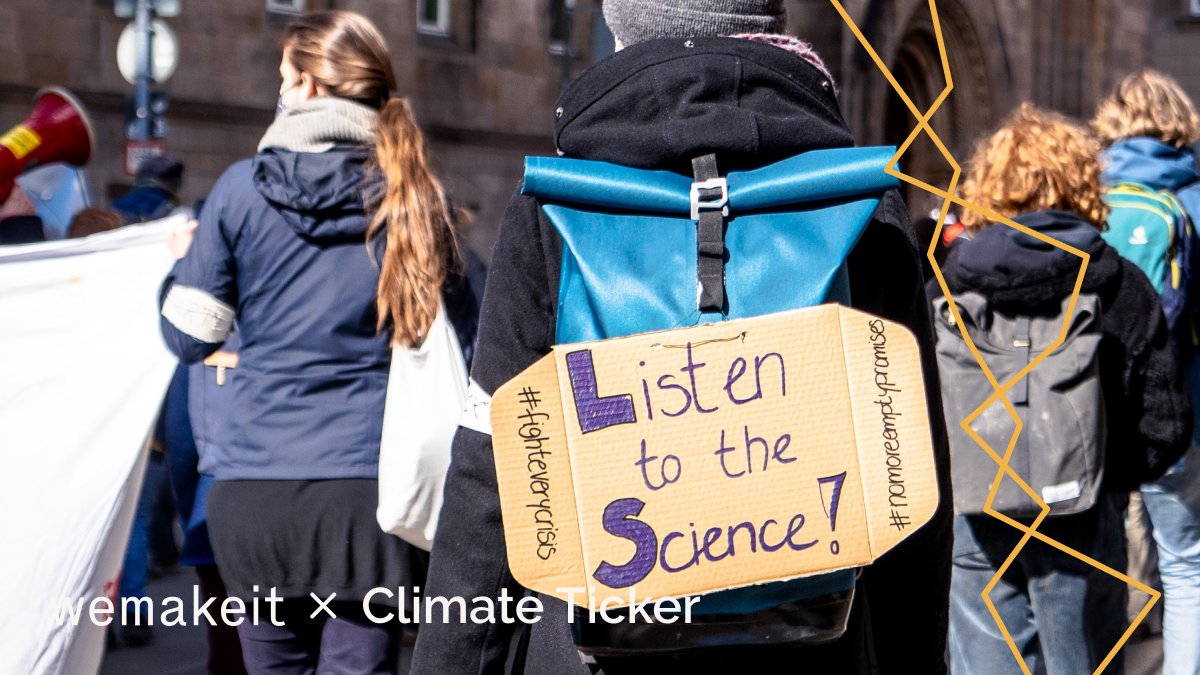 ramonasprenger's tweet photo. Mit Climate Ticker bauen wir* ein schweizweites Klima-Rating, um lokal wirkungsvolle Massnahmen einfordern zu können. Impact Fund: Schaffen wir CHF 25k, verdoppelt @wemakeit alle Spenden! 65% erreicht, 17 Tage to go.
* @KlimaAllianzCH @n3ijoy @digifutur @chris_luethi https://t.co/hVNbrbCwni