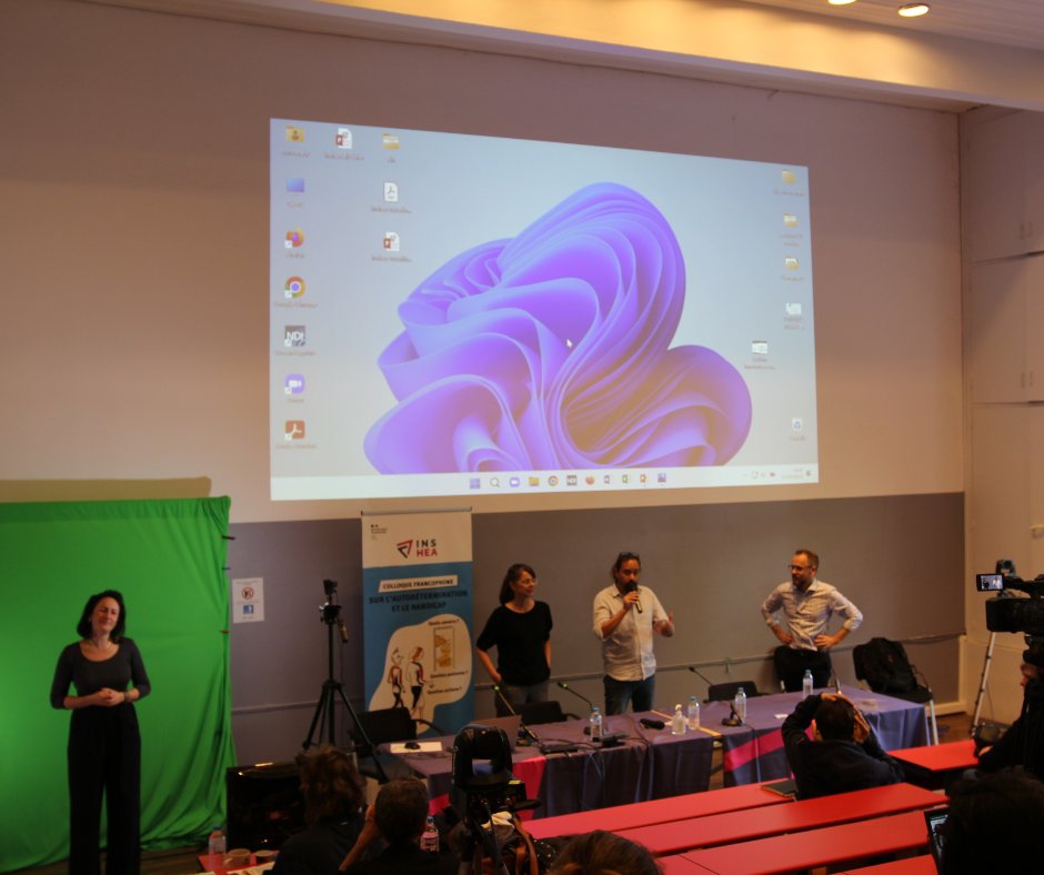 ins_ei_'s tweet photo. Le colloque francophone « Autodétermination et handicap. Quels savoirs ? Quelles postures ? Quelles actions ? » s’achève cet après-midi.
L’#INSHEA tient à remercier tous les intervenants et les participants pour leur présence et leurs échanges très riches.
😊 À très bientôt ! https://t.co/2u3Om6ouvw