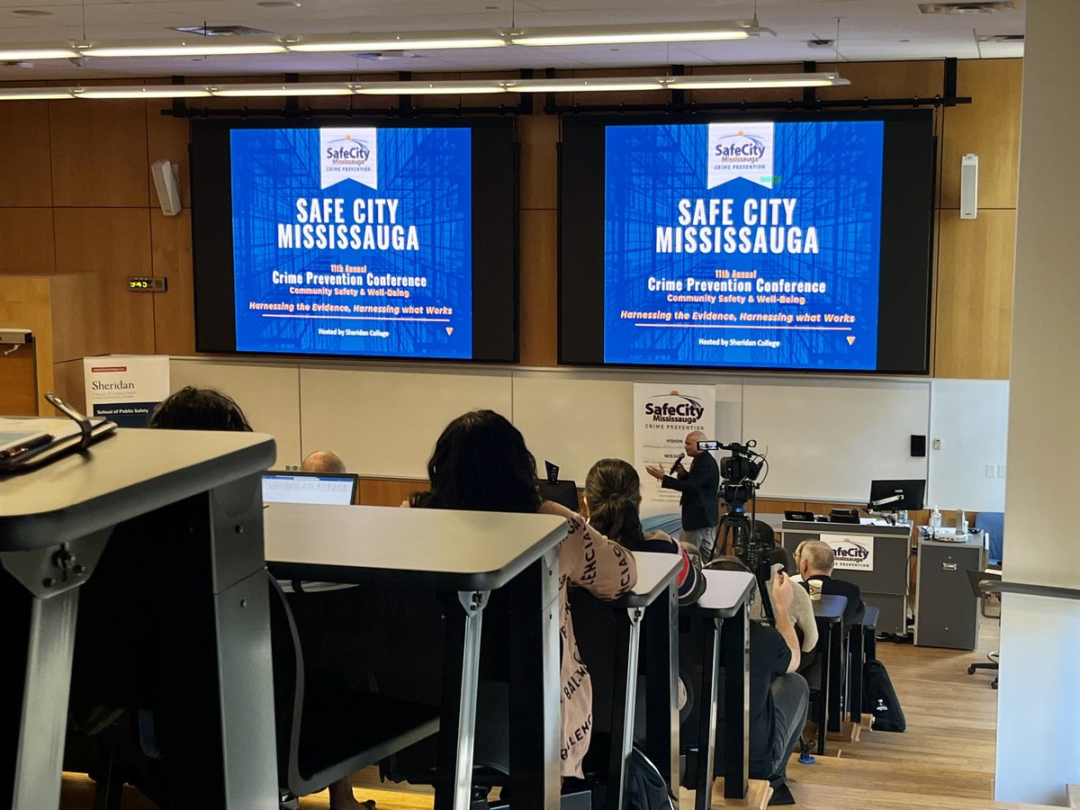 SafeCityMiss's tweet image. It’s crime prevention conference time! We’re so excited to welcome you to the 11th Annual Crime Prevention Conference. The conference’s focus is on community safety and well-being. 

#CPC2022 #SafeCityMississauga #CrimePrevention #CommunitySafetyandWellbeing
