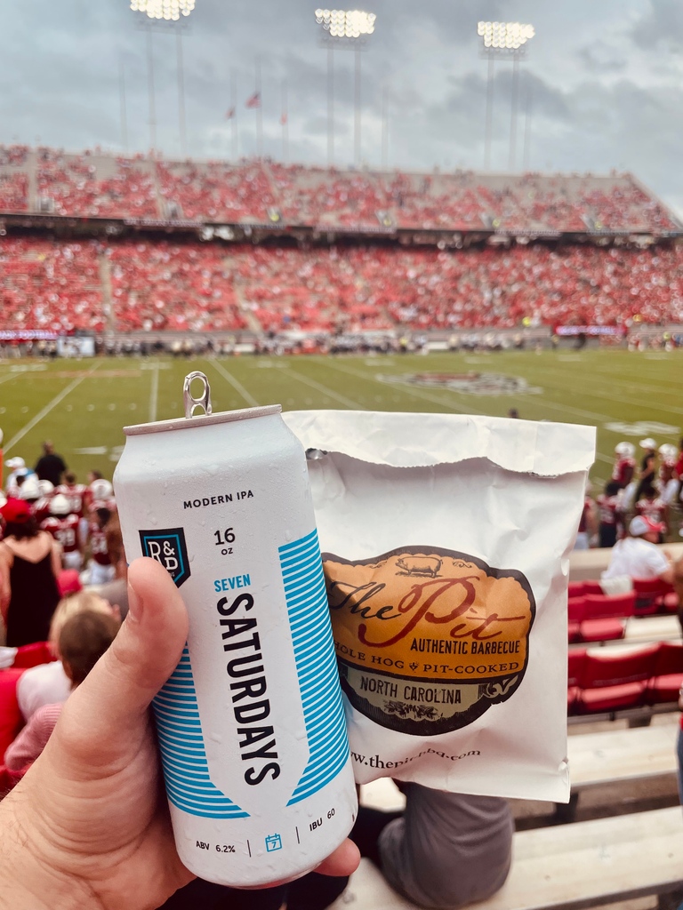 Thursdays are for @packfootball, <a href="/rnd_brewing/">R&D Brewing</a>, and chopped #bbq, of course! Catch us in the Raleighwood area (along with special guest @gravyraleigh) and at concessions in Carter-Finley tonight for the @ncstate #football game. Let's go Wolfpack! #gopack #WPN #ncstate