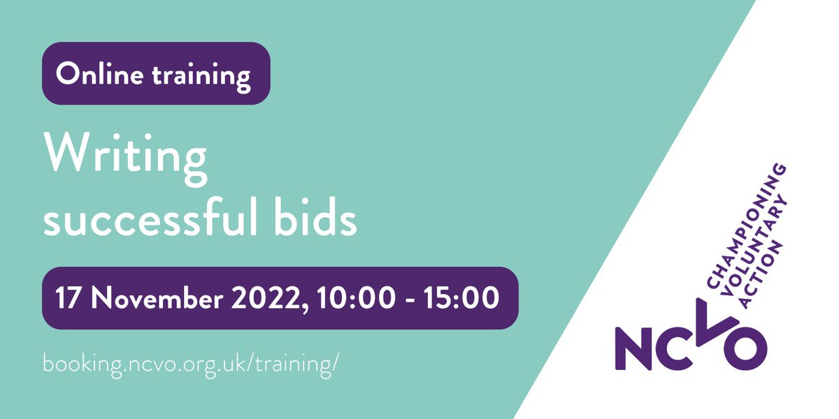 With few good funding opportunities, every application needs to be as strong as possible. Join our online training to learn how to write solid funding applications with confidence and focus. 📆 17/11/22 👉 bit.ly/3Agwoaf