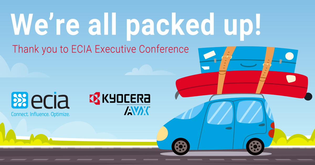 kavxcorp's tweet photo. Thank you! We had a great time attending #ECIA2022 #ExecutiveConference. See you next time!
#KYOCERAAVX #ECIA #ElectronicsEngineering #Electronics #ElectronicsComponents #Network #NetworkMarketing #NetworkingEvent #Experts #October #Conference #Sponsor #ProudSponsor https://t.co/BdbzM5dM5H