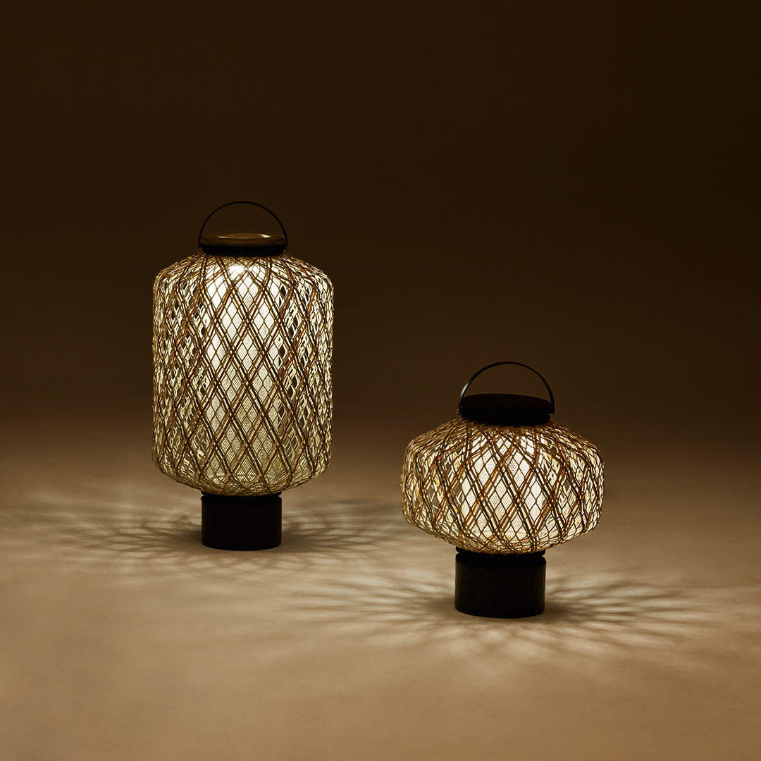 Meet THE OTHERS, designed in collaboration with Stephen Burks, this hand-woven collection of lanterns ventures into decorative art, and brings character and conversation to the indoors and out.