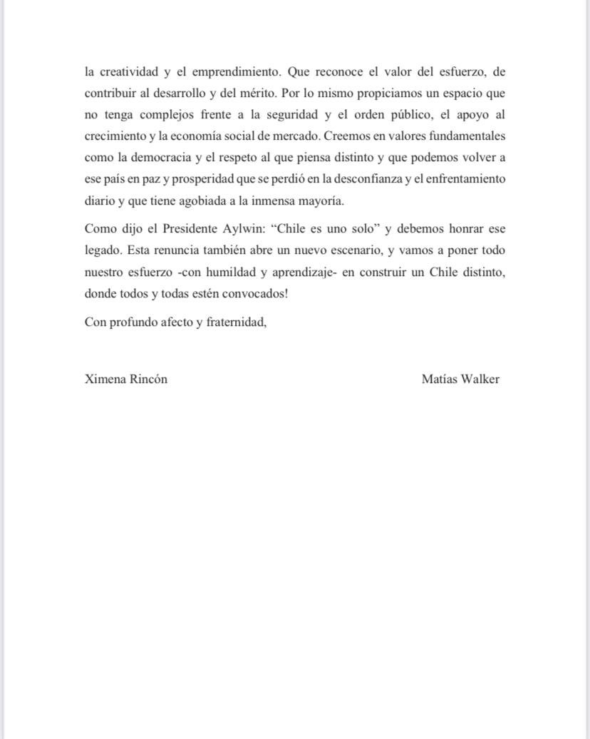 Tras una profunda reflexión, pongo fin a 40 años de militancia en el PDC, mi casa politica. De ella grandes aprendizajes y sobre todo grandes amigos que me han hecho sentir respaldada y querida.