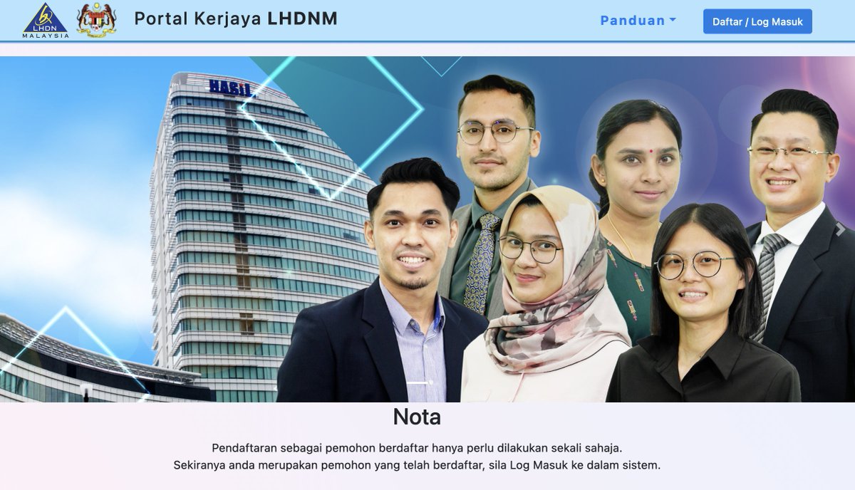 Peluangkerjaya's tweet photo. LEMBAGA HASIL DALAM NEGERI MALAYSIA (LHDN)

Kami menjemput anda WARGANEGARA MALAYSIA, BERUMUR 18 TAHUN DAN KE ATAS yang berkelayakan untuk mengisi kekosongan jawatan berikut:

* 
Tarikh Tutup : Nov 2022
Iklan Lengkap : https://t.co/MA4bk7JDFa https://t.co/vSBLCnoL9e