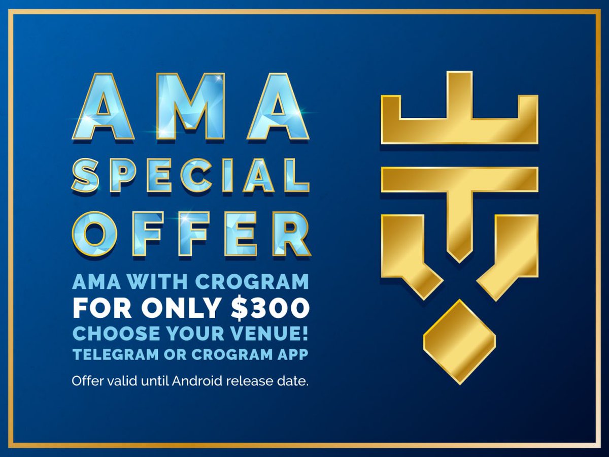 thedaddyofmemes's tweet photo. Book your AMA with @crogramapp the home for Crypto! Dm for bookings ๐ฆ๐ฅ#Cro #CROGRAM #BNB #BTC https://t.co/Nz4F3OAP74