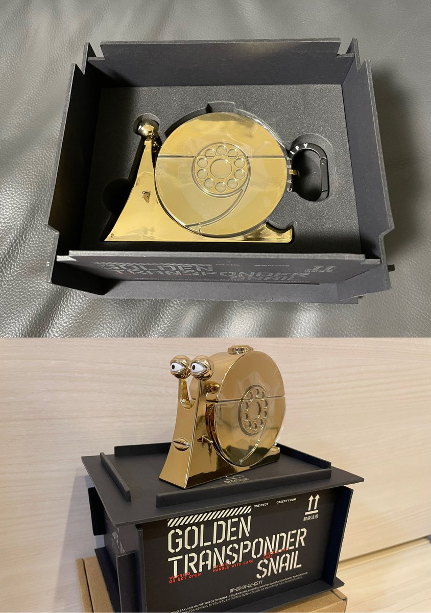 AirPods Pro 2 ケース ゴールデン 電伝虫 でんでん虫 2 One Piece Golden Transponder Snail Airpods Pro 2 Case