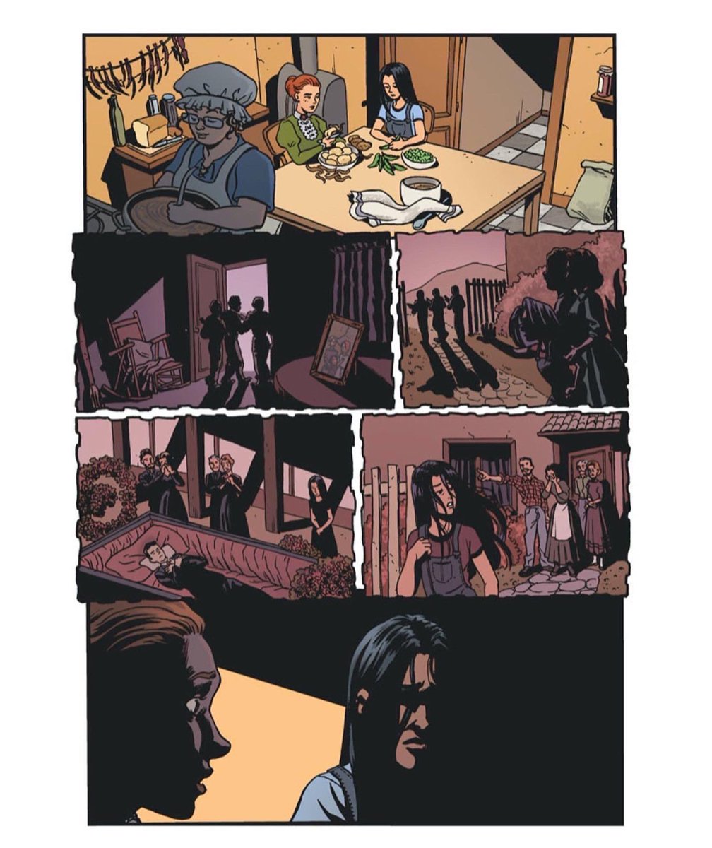 comixnapoli's tweet photo. Complimenti alla nostra ex allieva @ValeriaBurzo per il suo secondo numero dedicato alle avventure di HELLBOY ↪️CASTLE FULL OF BLACKBIRDS! 

Edizioni DARK HORSE

#hellboy #comix https://t.co/NLk9EPstrg