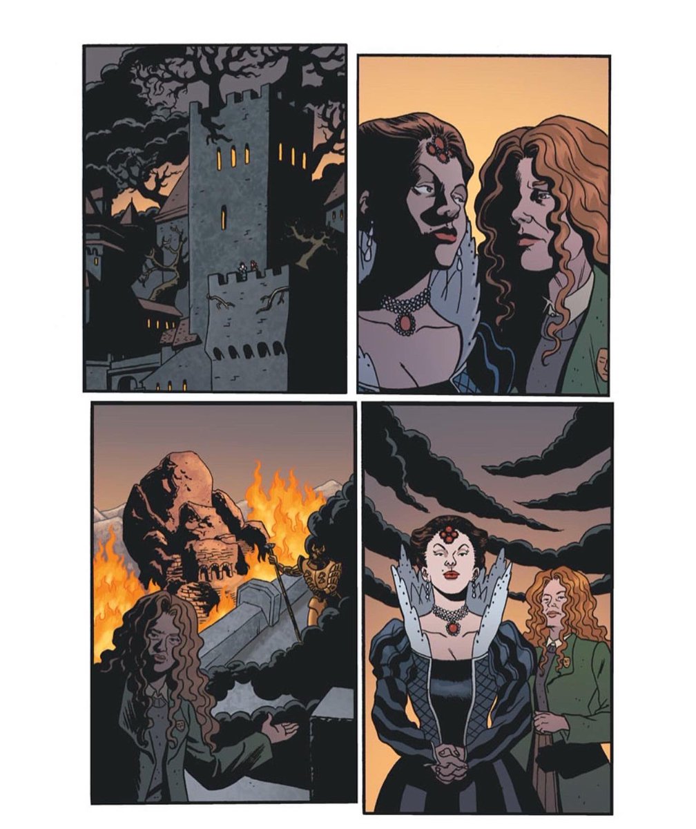 comixnapoli's tweet photo. Complimenti alla nostra ex allieva @ValeriaBurzo per il suo secondo numero dedicato alle avventure di HELLBOY ↪️CASTLE FULL OF BLACKBIRDS! 

Edizioni DARK HORSE

#hellboy #comix https://t.co/NLk9EPstrg