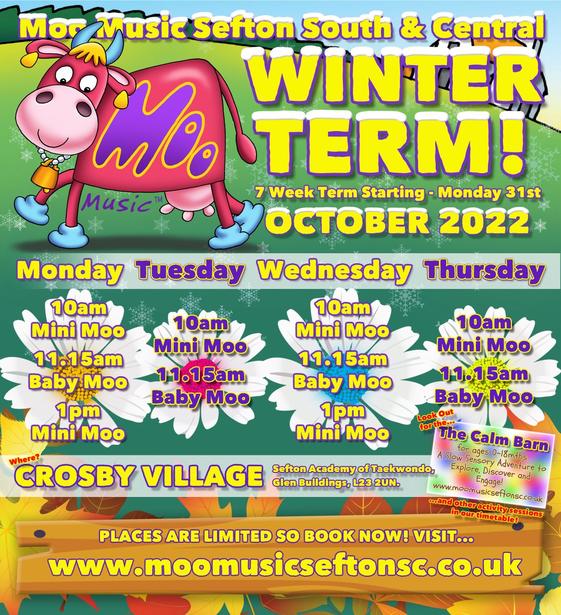 mooseftonsc's tweet image. Don&apos;t Forget! Don&apos;t Miss Out! 15% OFF Baby&amp;amp;Mini MOO Winter Term😃Visit moomusicseftonsc.co.uk use code MOO15.MOOsical Fun&amp;amp;Engaging Activities for 0-5s!💜Winter Term w/c Mon 31st Oct22.
#Sefton #Liverpool #Merseyside #crosby  #childrensactivities #fun #play #educational #moomusic