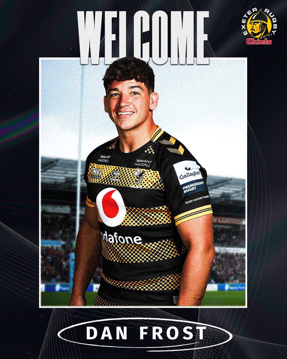 ExeterChiefs's tweet photo. 🚨 𝗕𝗥𝗘𝗔𝗞𝗜𝗡𝗚 𝗡𝗘𝗪𝗦 🚨

@ExeterChiefs are pleased to announce the signing of hooker Dan Frost from @WaspsRugby 

https://t.co/5m7gLadcH0 https://t.co/fo543pxNb9