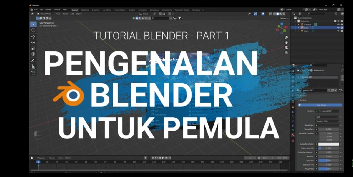 BalidreamsD's tweet photo. Tutorial bahasa Indonesia, belajar Blender 3d untuk pemula.. Level 0, level dasar silahkan bergabung : https://t.co/ctMJnFD5ZK

#blendertutorial #belajarblender3d #blender3d #balidreamsdesign #pengenalanblender3d https://t.co/lLLt6BcqwH