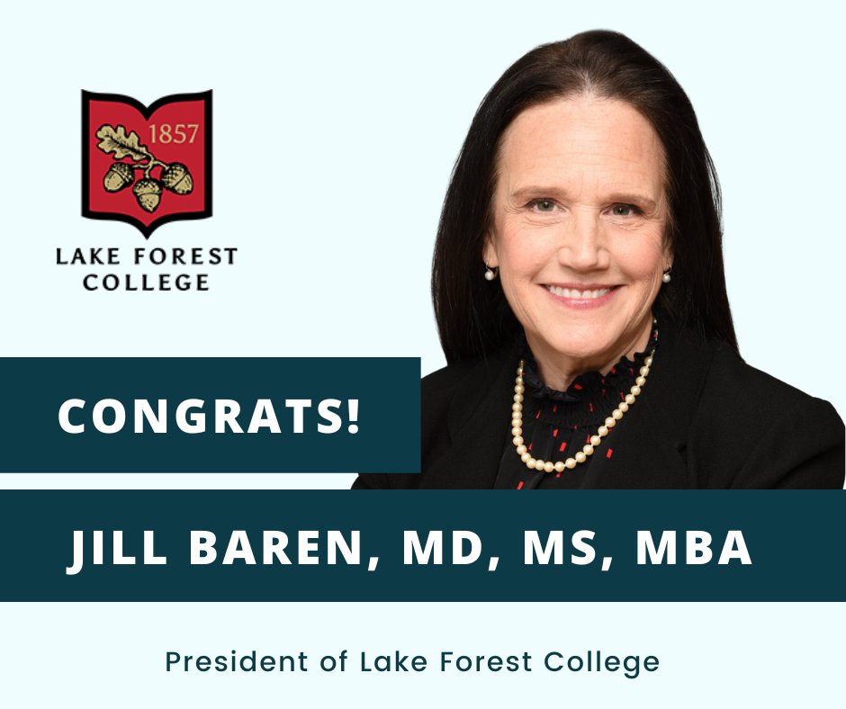 Congratulations to past ABEM President Dr. Jill Baren on her inauguration today as the first female president of Lake Forest College! loom.ly/lcueAjQ