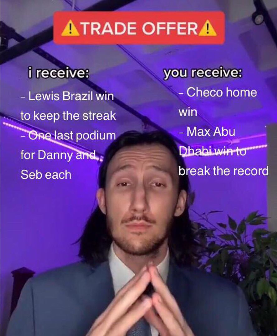 f1trollofficial's tweet photo. Red Bull, I’ve come to bargain #F1 https://t.co/4y3ZjwgRKO