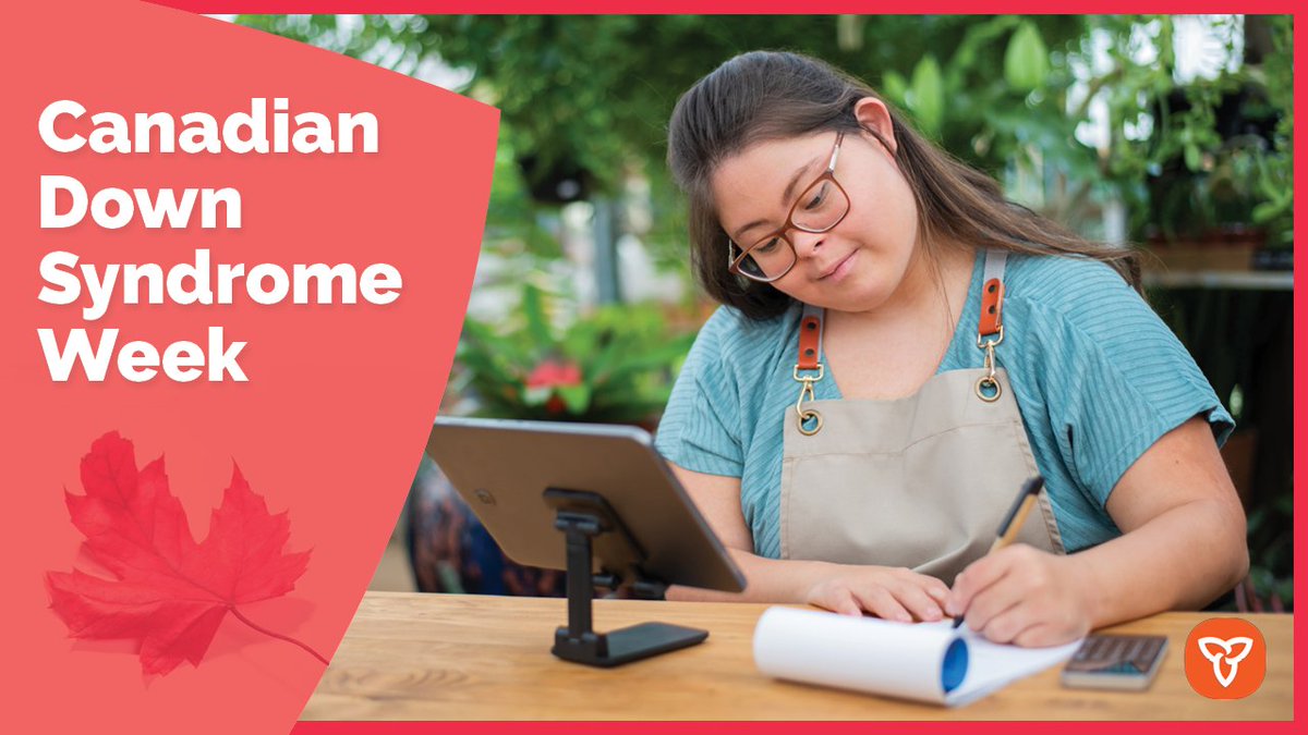 ONSocialService's tweet photo. People with Down syndrome want to contribute to the community. But sometimes people can’t see the talents and abilities they possess.
To help us #SeeTheAbility, @CdnDownSyndrome asked people with Down syndrome to dispel some common misconceptions: https://t.co/c24cVeWSH5 #CDSW https://t.co/tHfRwytkav