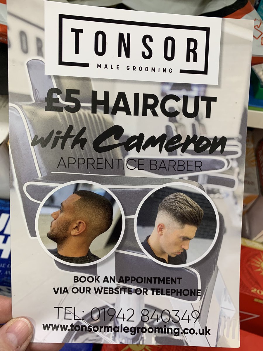 elonreevemus450's tweet photo. #apprenticebarber £5 haircut #supportlocalbusiness @wcn_ @mywesthoughton https://t.co/iVpdYe5vOc