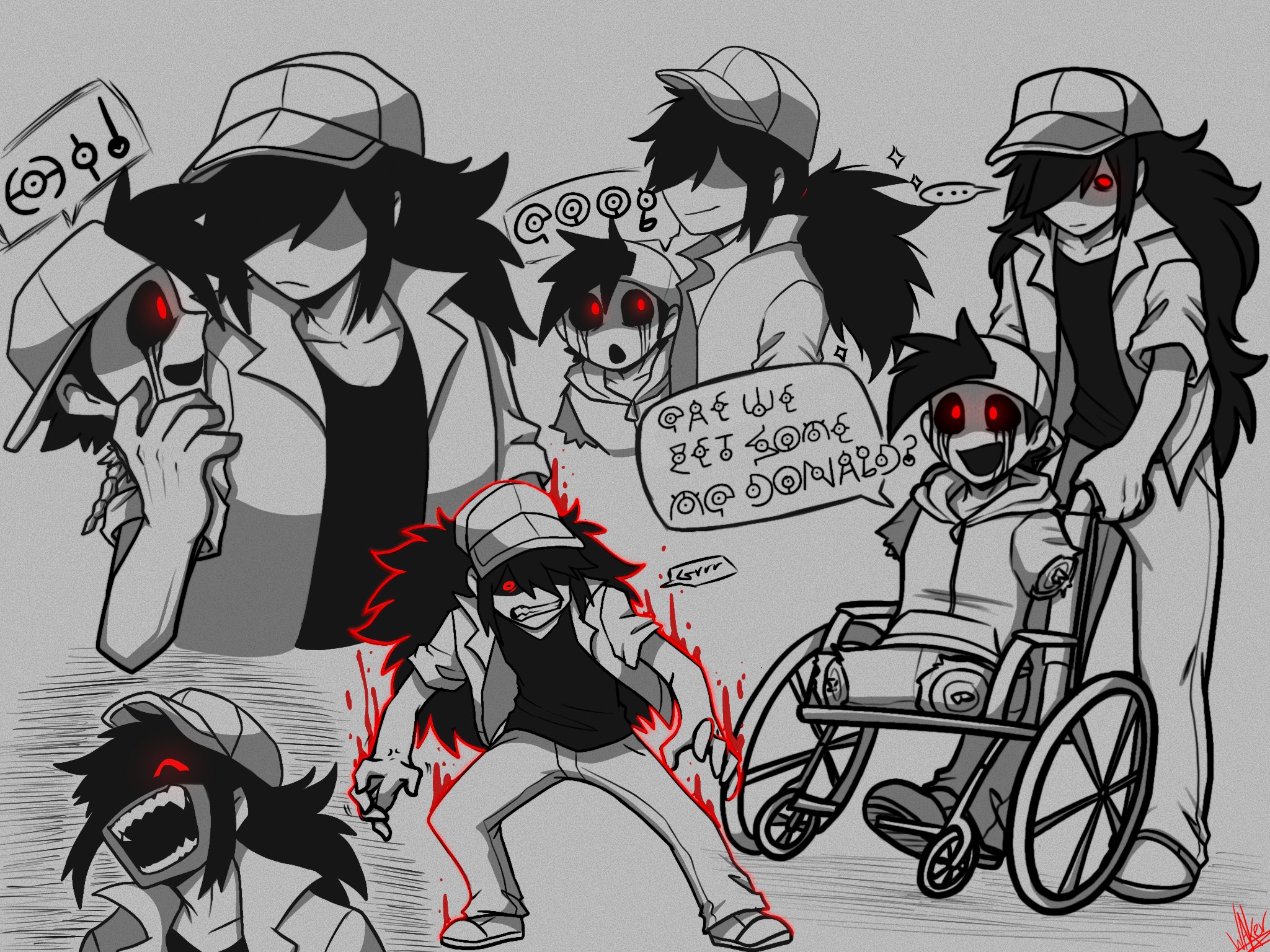Choked Red Creepypasta Fan Art