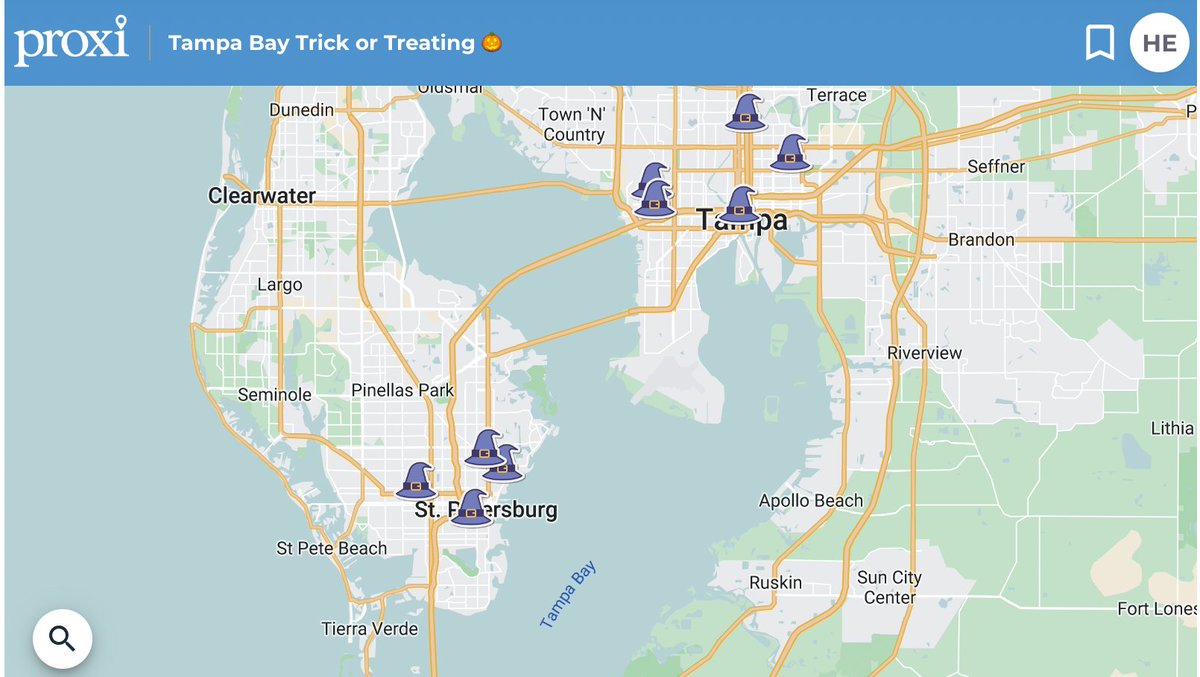 TBAYtoday's tweet photo. Halloweekend is almost here — which means it's time to hunt down the right trick or treat or spooky stroll option for your ghouls + goblins.

Check out our Tampa Bay trick or treating map at the link below. 

https://t.co/7Tm77InHEJ https://t.co/uhwz9Pu3Z5