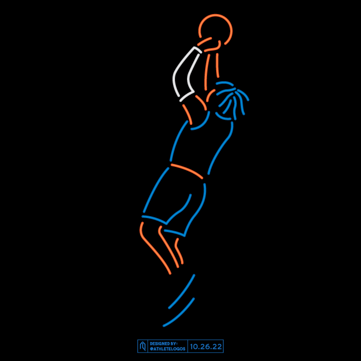 Neon <a href="/jalenbrunson1/">Jalen Brunson</a> lit up the Garden last night! Let's goooo! #NewYorkForever  #JalenBrunson <a href="/nyknicks/">NEW YORK KNICKS</a>  #NeonArt #NYNeonProject