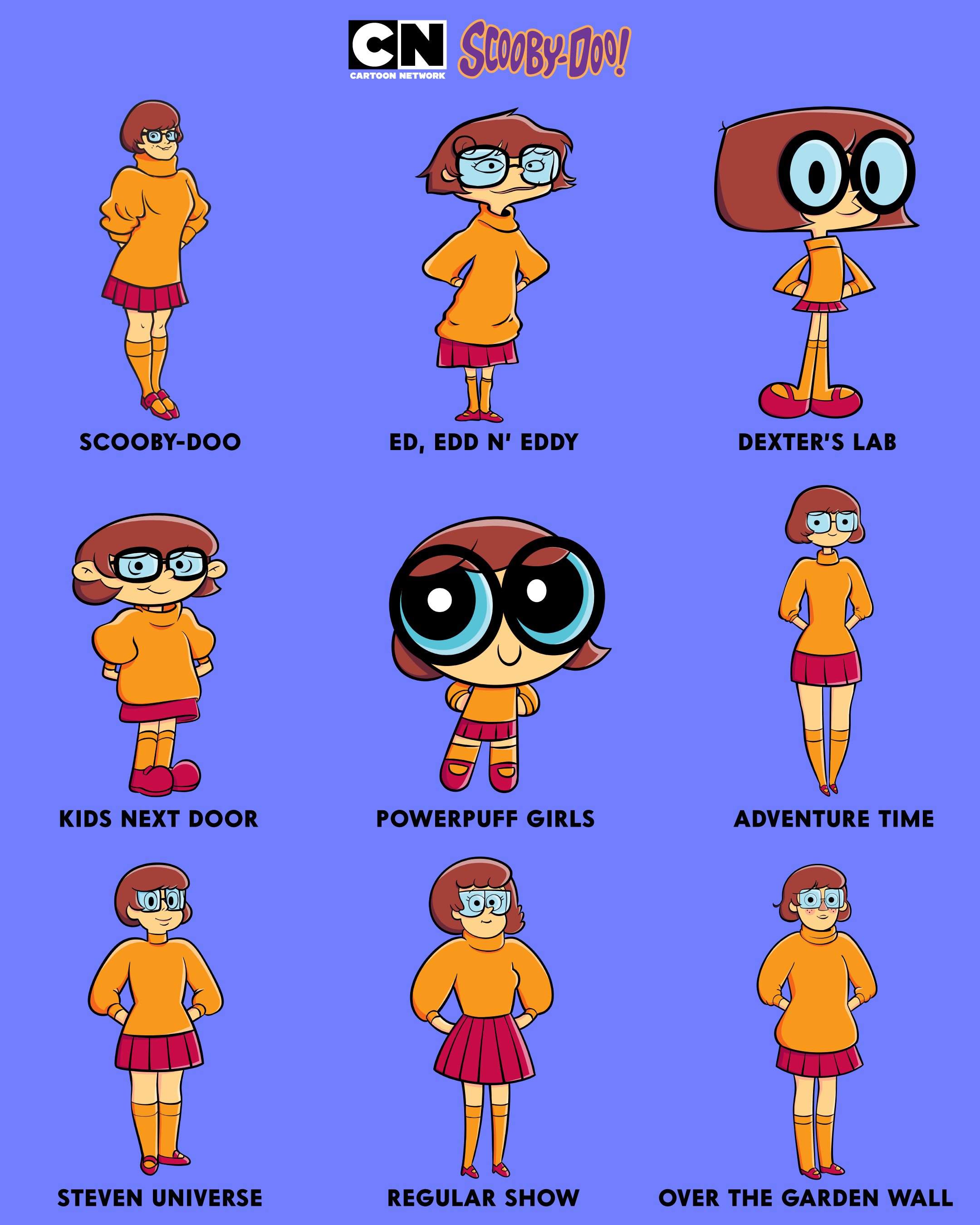 Cartoon Network on X: An LGBTQ icon in iconic Cartoon Network styles  🧡👓👩🏻‍🦰 Which Velma is your favorite? #Scoobtober #CartoonNetwork  #ScoobyDoo #Velma #cartoons #characterdesign #LGBTQ   / X