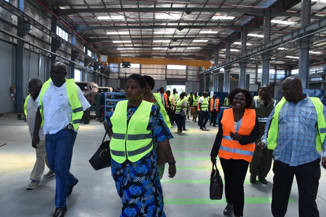 The Budget Committee went on an oversight tour of Kiira Motors to see the progress of constructing a manufacturing unit for Buses. With a promise of building 5000 buses every year when fully completed, Uganda could easily become the regional giant in selling buses. Great promise.