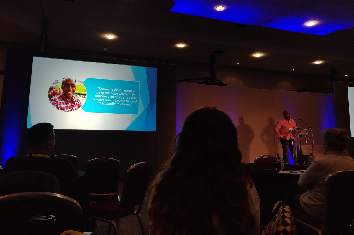 davezaplephoto's tweet photo. A powerful and moving lived experience shared at #MHASE2022 by @ro_jito - loved this final sentiment ๐ https://t.co/GbwsdZgfoe