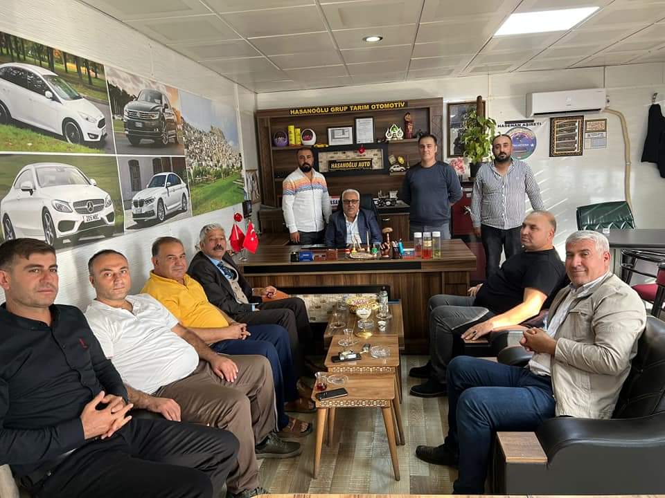 Atalarimin Topraklarından (Muş Malazgirt)400 yıllık Göç Sonrası Kurulan Akraba Derneğim   MARDİN HASENAN AŞİRETİ DERNEĞİ  Başkanımız ve Amcaoğlu  Mehmet SONGUR,u ve Yönetimini Ziyaret Ettim.
Göstermiş Oldukları Akrabalık Bağı İçinde ve Özlem,i Beni Çok Duygulandırdı.🙏🙏🙏♥️