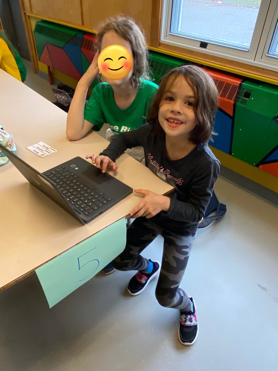 pulsiferkaitlyn's tweet photo. Our Pine Ridge Panther pals are here and we’re using @codeorg to help Super Mario collect coins with block coding! There’s lots of laughter and smiles at @DwightRossElem this morning!! #SeeWhatWeAreLearning @AVRCE_NS https://t.co/6hupOa2kxa
