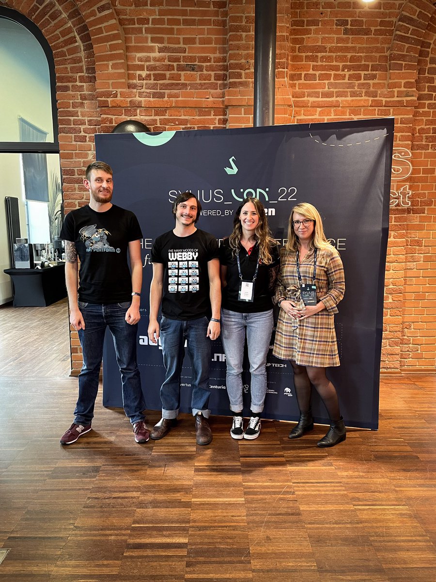 coopTilleuls's tweet photo. We’re glad to support #SyliusCon and meet @Sylius’ friendly community in Łódź! See you tonight at the afterparty 💃🏻 https://t.co/JJ3Xn8e2Bu