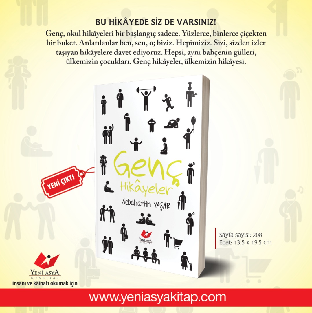 #YeniÇıktı
Bu hikâyede siz de varsınız!
Nerede insan varsa, orada pek çok hikâye vardır...
Genç Hikâyeler | bit.ly/3DMpiMp
#YeniAsya #Kitap