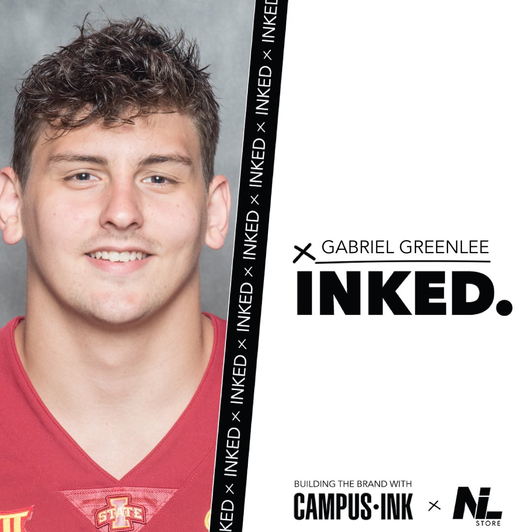 IowaStNILStore's tweet photo. 🚨 ATTENTION CYCLONE NATION 🚨

Gabriel Greenlee of @CycloneFB is building the brand with the @nil_store family! Stay tuned for his officially licensed merch! 

Welcome @GabeGreenlee‼️ https://t.co/9AehjHx4zX