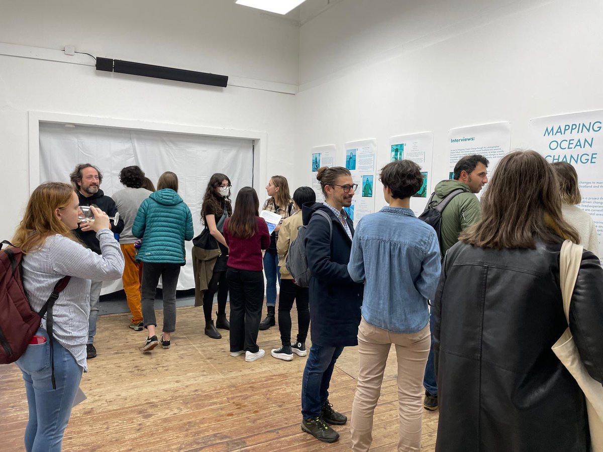 Thank you to everyone who came along to the Mapping Ocean Change exhibition opening at New Glasgow Society last night! The exhibition is open at @newglasgowsoc from 11am - 2pm + 3pm - 6pm every day until the 2nd of November: