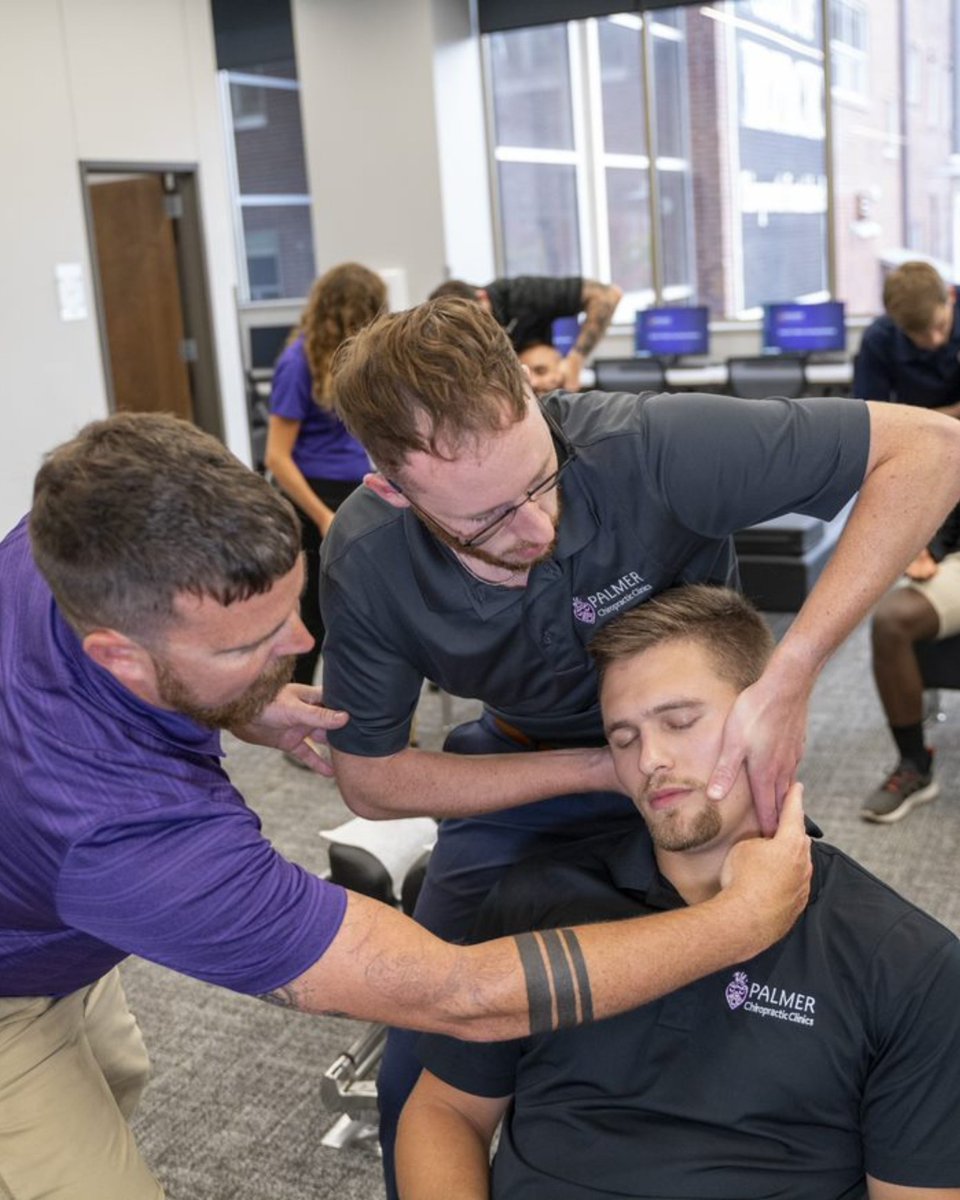 palmercollege's tweet photo. The D.C. program itself is 3 and 1/3 years to prepare students for a successful career in chiropractic, including:

Patient-health assessment, PCC, manual therapeutic procedures, promotion of health, wellness and disease prevention and more! https://t.co/OsZplWaQcC