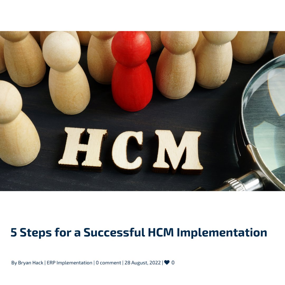 GroupBhc's tweet image. If you want to learn the 5 steps for a successful Human Capital Management System implementation, check out our blog!

thebhconsultinggroup.com/5-steps-for-a-…

#hcm #hcmimplementation #humancapitalmanagement #implementation #systemimplementation #hrdigitaltransformation #digitaltransformation