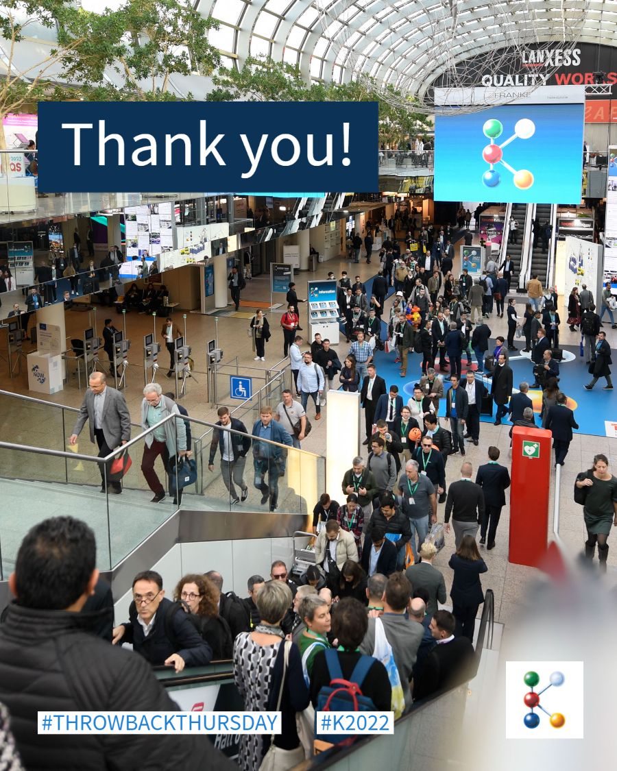 Hard to believe that #K2022 is already over! What was your highlight of the past 8 days? THANKS to all exhibitors and visitors for a successful trade fair! 👉 Click here for the final press release: sohub.io/epqb #KTradefair #MesseDuesseldorf #ThrowbackThursday