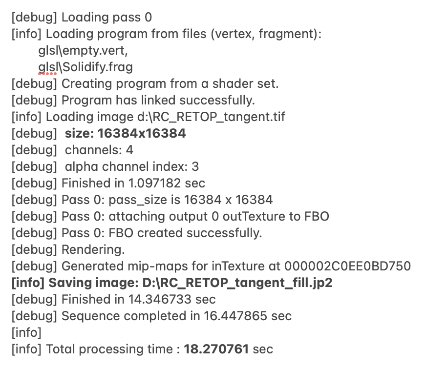 ssh4net's tweet photo. The last time I used Jpeg-2000 it was so slow. But here 14.5 sec to write 16K 16bit RGBA image...
#rawgl #OpenJpeg
(added saving support for rawgl, due to the limitation of oiio it only saves as lossless, but that's nice). https://t.co/dBTbtxvKyP