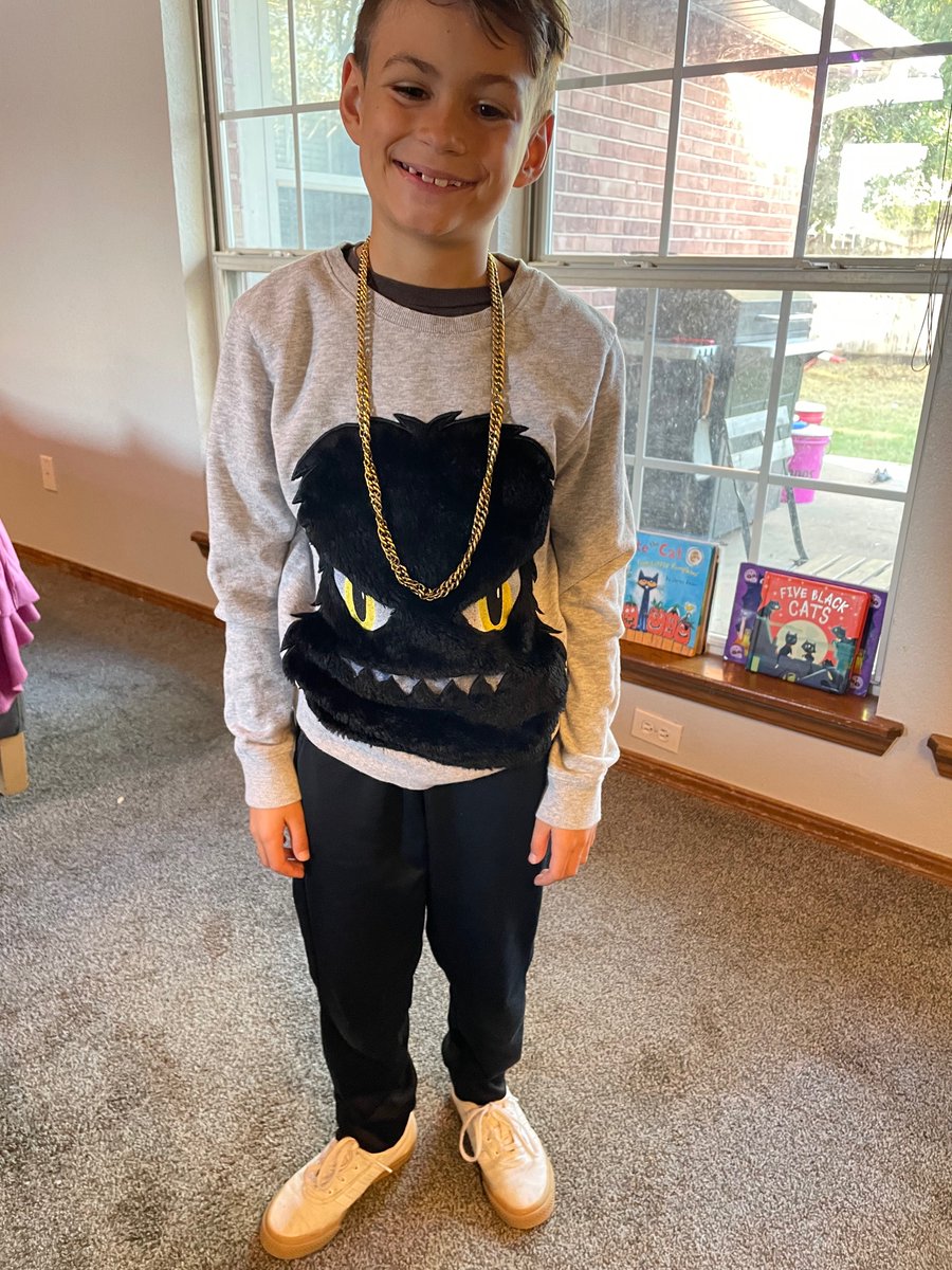 My son has apparently entered his “gold chain era”. An important era for all young men.