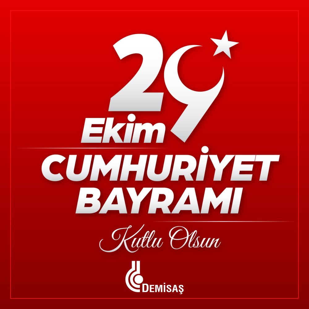 DemisasDokum's tweet photo. #29Ekim Cumhuriyet Bayramımız Kutlu Olsun. https://t.co/y4vS77FZ63