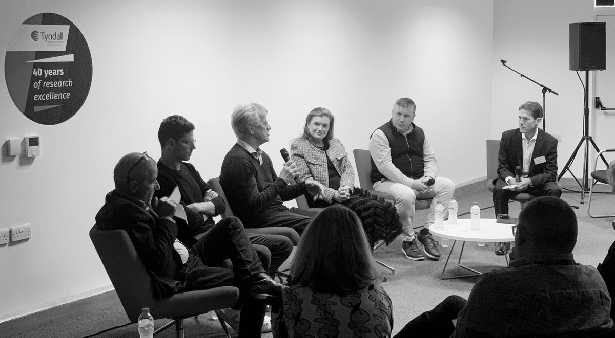 DomLei's tweet photo. Fantastic Panel at the The Tyndall &amp; Atlantic Bridge Deep Tech Spin-out Forum 2022. @atlanticbridgev @TyndallInstitut @Tympany @AxignAudio @Equal1L https://t.co/cWS53DDO7O